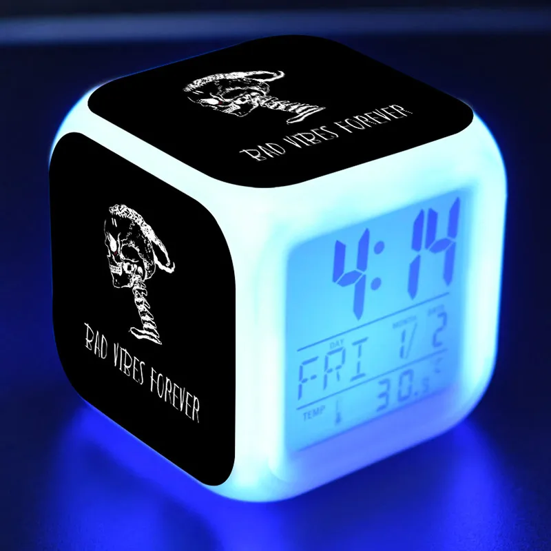 Светодиодный Будильник с цветным сенсорным свесветильник фигурка XXXTentacion
