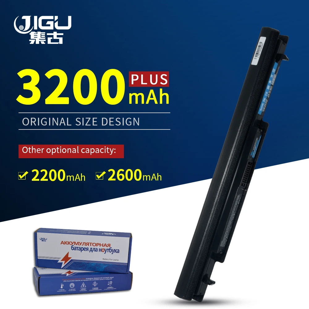 

JIGU New A41-K56 Laptop Battery for ASUS K46 K46C K46CA K46CM K56 K56CA K56CM S46C S56C R505CA A32-K56 A42-K56 15V 2950mAh K56CB