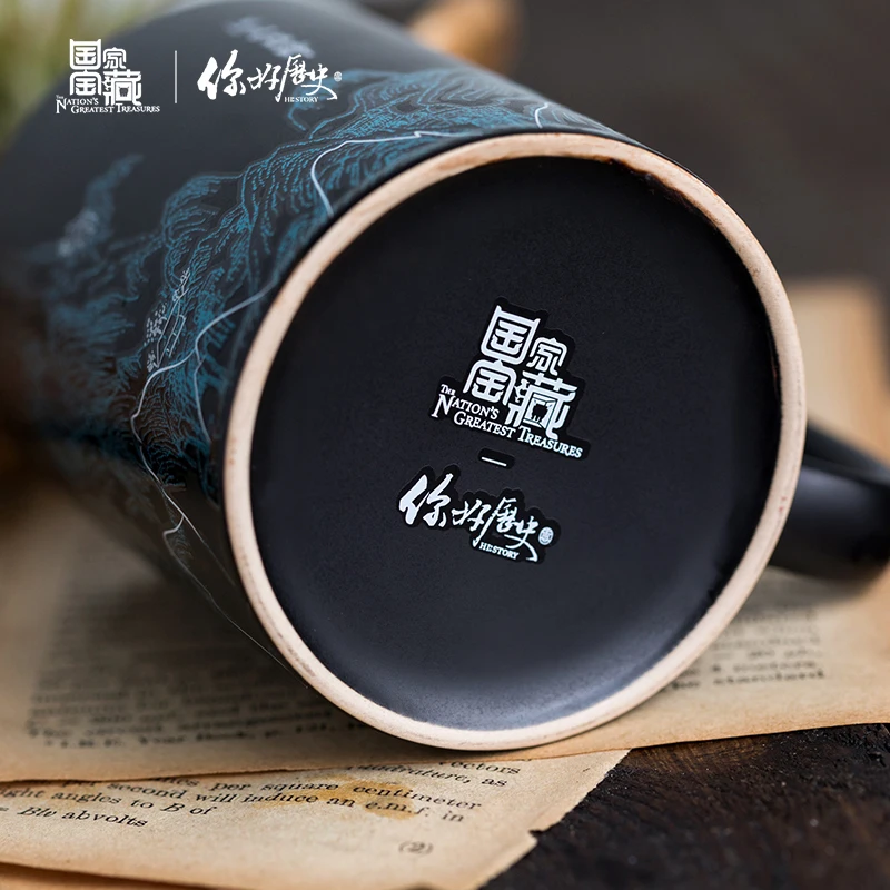 Ручная роспись керамическая кружка для кофе и молока волшебная завтрака