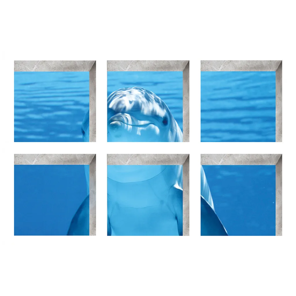 6 шт. новые наклейки для ванны и душа ПВХ аппликация противоскользящая роспись