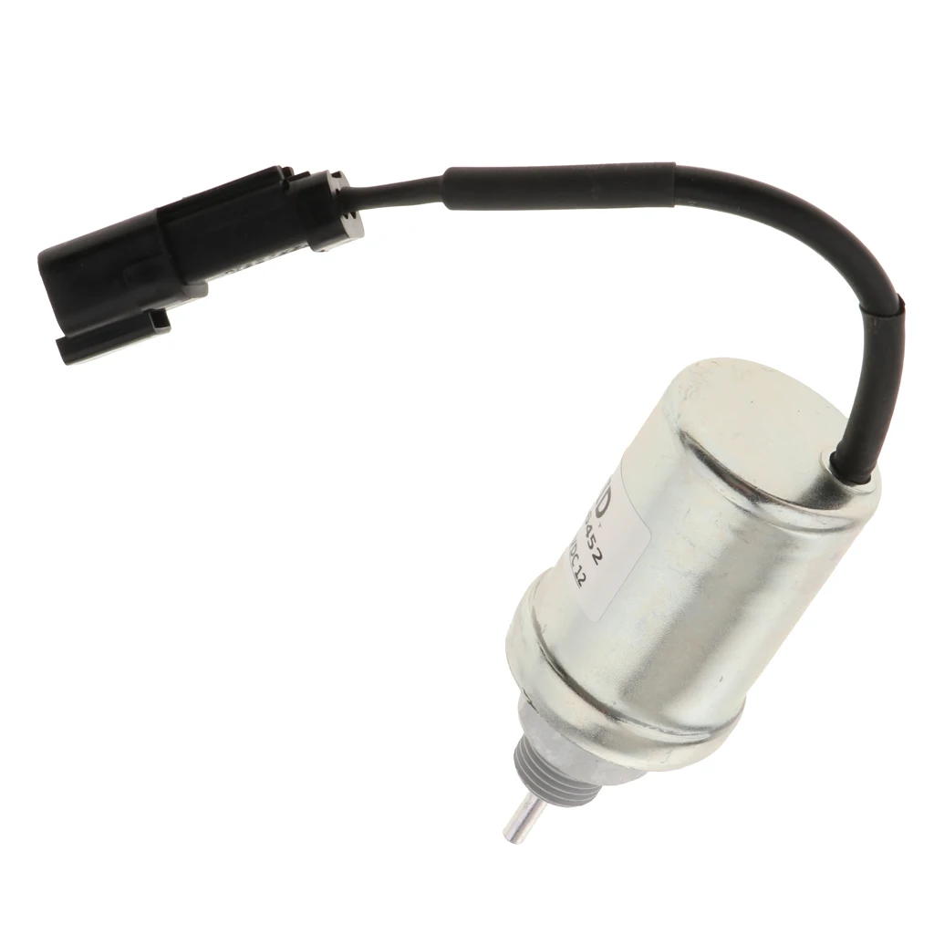 

U85206452 12V Stop Solenoid - Fuel Shut Down Solenoid for Perkins HR404C-22T