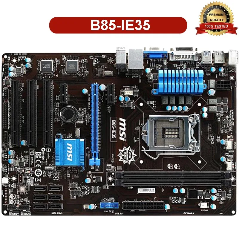 Для материнской платы MSI B85 IE35 LGA 1150 Intel Core i7 i5 i3 DDR3 16 Гб HDMI USB 3 0 SATA3 ATX настольные