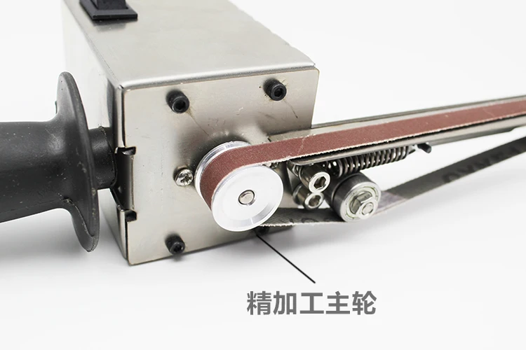 

Abrasive 130W Electric Handheld Sander Belt Machine Sanding Grinding Polishing Machine Belts Grinder DIY Polishing Cutter Edges