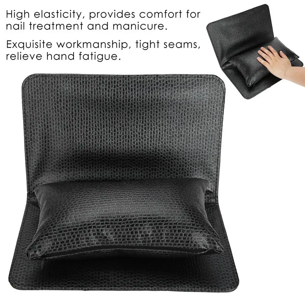 Дизайн ногтей рук подушки из искусственной кожи мягкая подушка складной