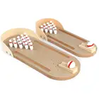 Настольная мини-игра в боулинг, Шаффлборд, плойка, для путешествий, бара, школы, обучения, семейная головоломка, детские спортивные игрушки, игры