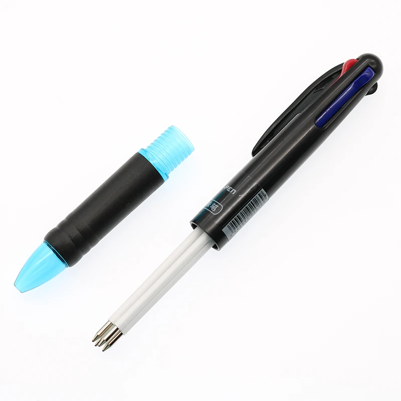2 шт. 4 Цвета Заправка подарочная ручка тонкой в 1 мульти Функция телескопическая