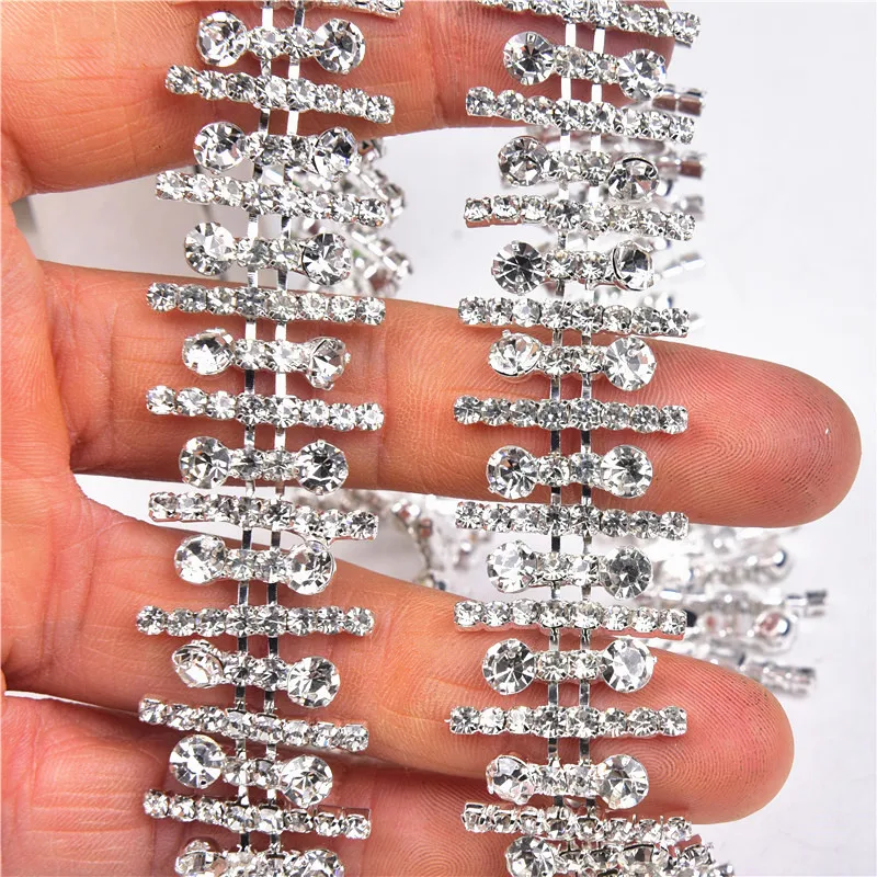 1 ярд ленты база цепочка с подвеской в виде лапы свадебное платье стразы для шитья