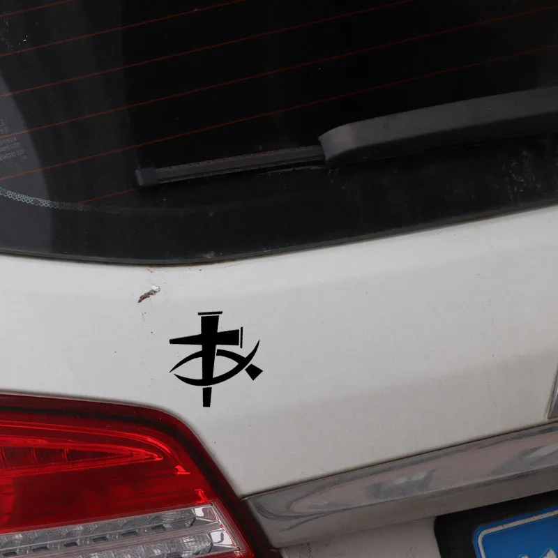 

Car Decals Christian Cross Fish Jesus Believes In Black/silver 14.5cm * 14.5cm