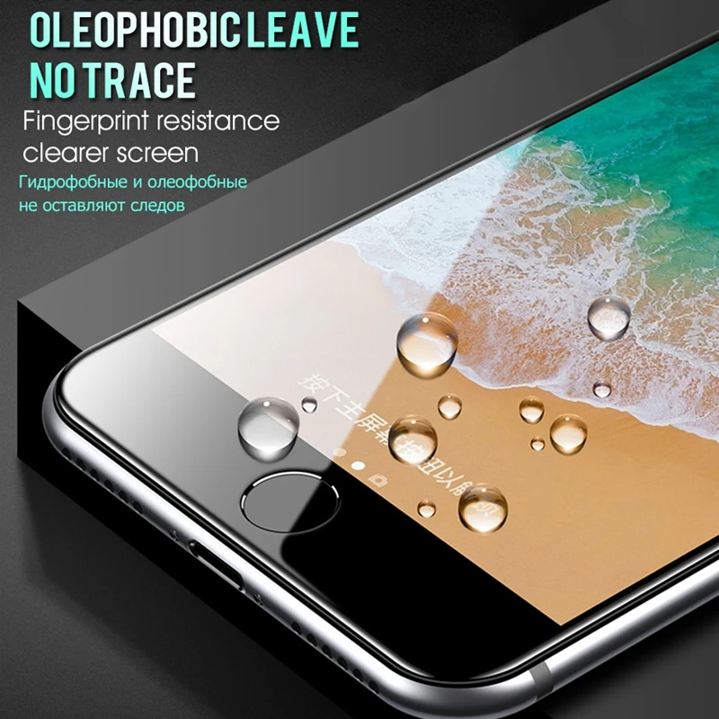 1 3 5 шт закаленное стекло для iPhone 11 Pro Max X XS XR 6 8 SE 2020 2 7 6s Plus полная защита экрана |