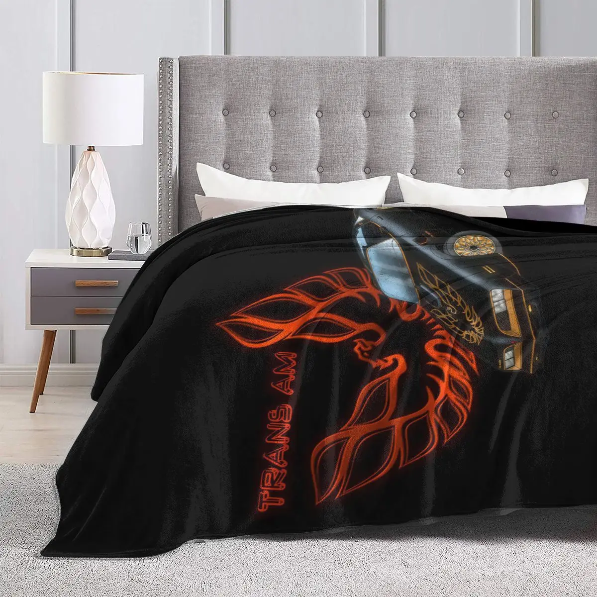 

Anime 3D Print Pontiac Trans Am FireBird Plush Throw Blanket Bedspread Blanket Vintage Bedding Square Picnic soft Blanket