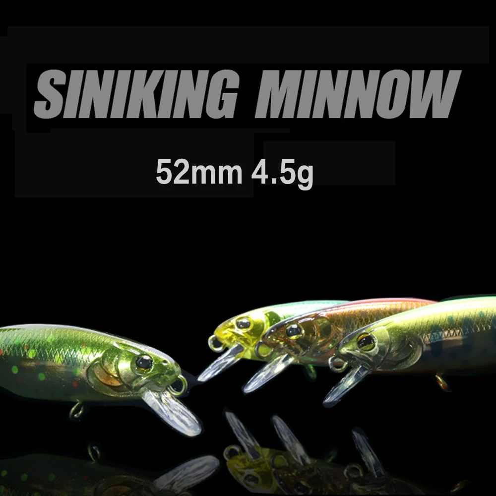Новинка рыболовная приманка Snking Mini Minnow 52 мм 4 5 г кренкбейт Искусственные воблеры