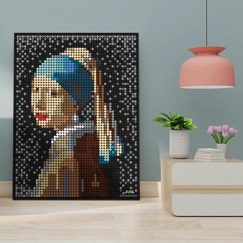 

3262 шт., Детский конструктор MOC, с жемчужинами