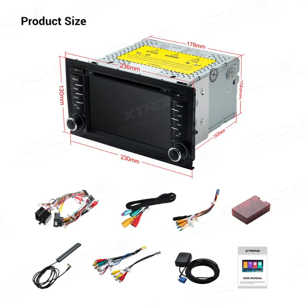 Автомобильный стерео DVD-плеер XTRONS 7 дюймов PX5 Android 9 0 радио GPS TPMS OBD DVR WIFI для Audi A4 B6 B7