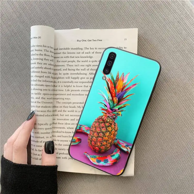 

Summer fruit pineapple pattern Phone Case For Samsung galaxy S 9 10 20 A 10 21 30 31 40 50 51 71 s note 20 j 4 2018 plus