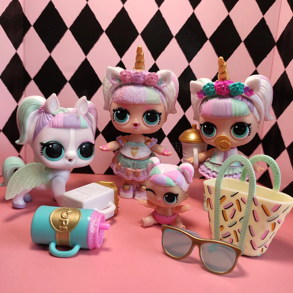 

2021 new LOL Surprise Doll Original Unicorn Rare Action Figures Play House Toy Little Girl Christmas Gift