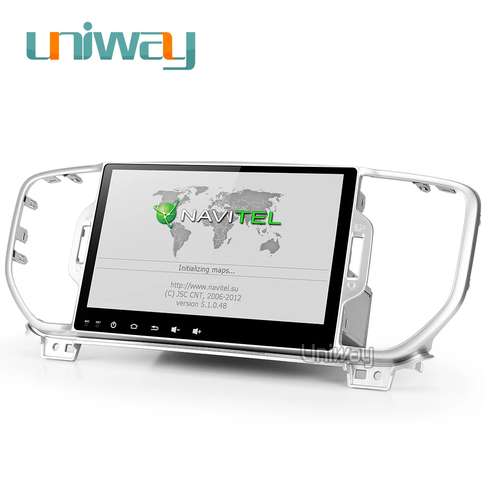 Uniway AKX59071 android 8 1 автомобильный dvd для kia sportage kx5 2016 2017 Радио Стерео gps навигация с