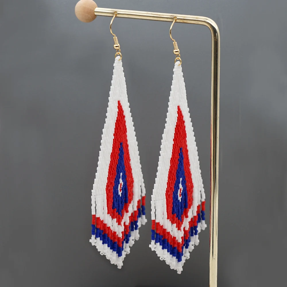 Женские серьги-подвески Go2Boho Miyuki модные геометрические серьги в стиле бохо