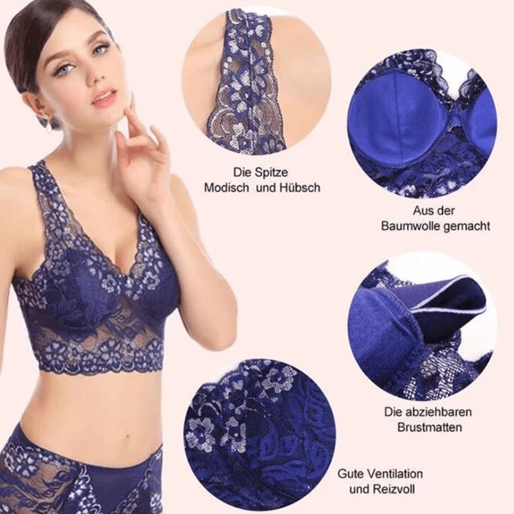 Кружевное женское нижнее белье с цветочным принтом бюстгальтеры пуш-ап для дам