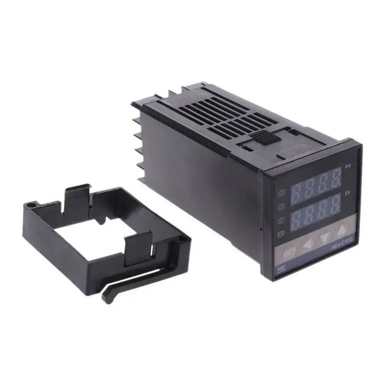 PID цифровые Температура контроллер REX-C100 0 до 400 C K Тип Вход SSR тестер выхода
