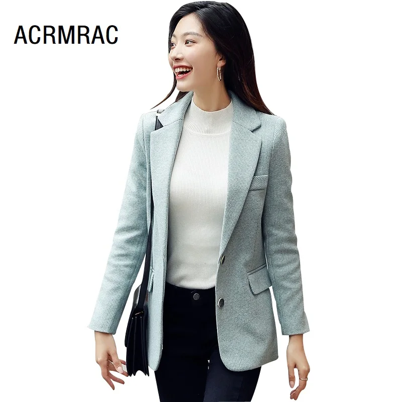 

Women blazers Slim autumn winter stripe jacket Long sleeve Blazer & Suits Women K0028