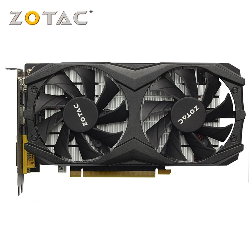 Видеокарта ZOTAC GTX 1050 Ti 4GD5 128 бит GDDR5 игровой ПК gtx 1050ti б/у видеокарта|Видеокарты| |