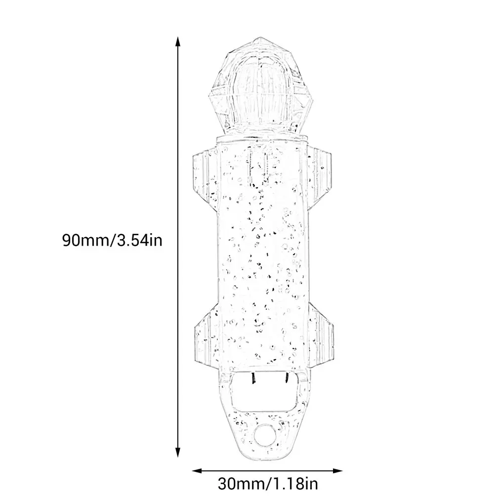 Светодиодный мини светильник для подводной рыбалки с глубокими каплями приманка