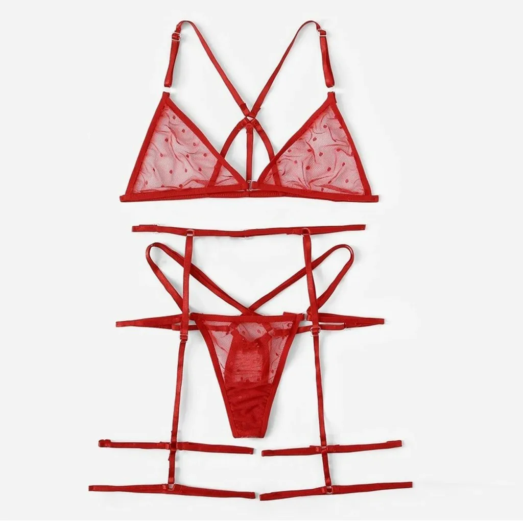 Комплект женского нижнего белья с эффектом пуш-ап 3 предмета |