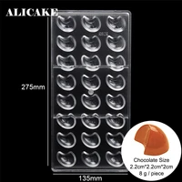 3d chocolate candy bar molds semicircle fondant forms polycarbonate plastic tray moldes cake baking pastry bakery tools moulds