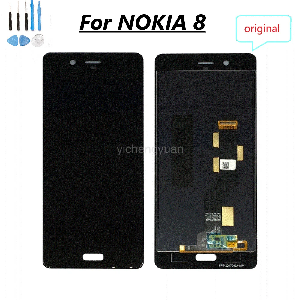 Оригинальный ЖК дисплей 100% протестирован для Nokia 8 N8 с сенсорным экраном