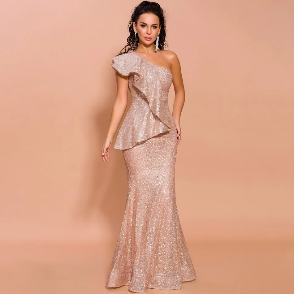 Осенне-зимнее длинное платье с воротником-лодочкой модные вечерние платья для