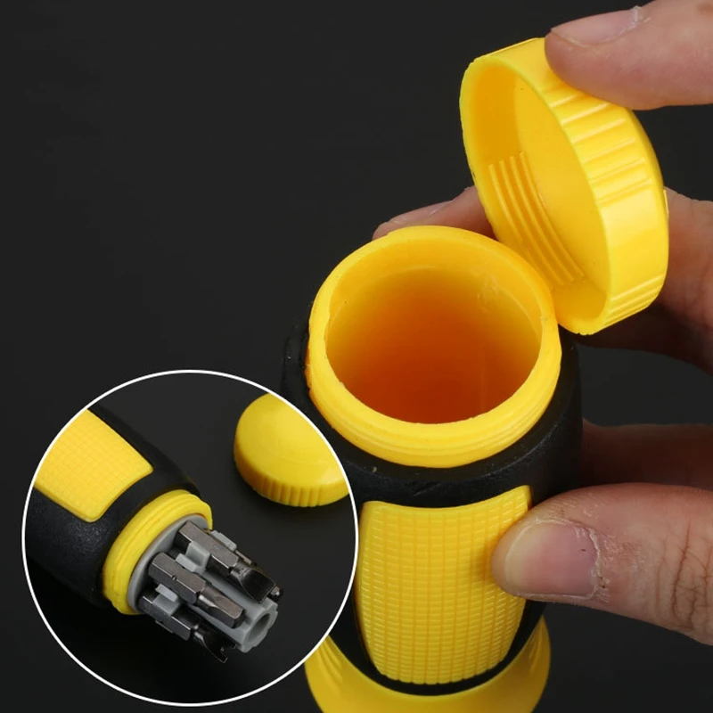 

13-in-1 Ratchet Foldable T-Type with Batch Head Screwdriver Set One Word Plumscrewdriver Household Maintenance Tools