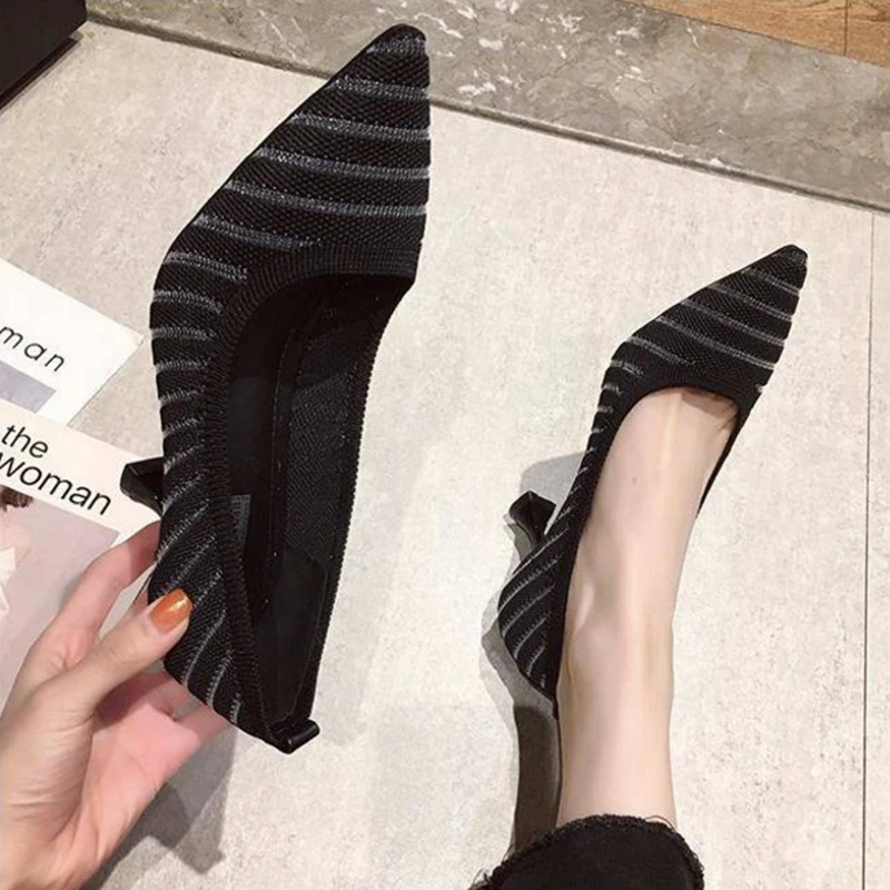 Фото Marlisasa Women Cute Sweet Pointed Toe Breathable Slip on High Heel Shoes Ladies Casual Black Comfort Stiletto Heels F5963 Обувь Marlisasa Women Cute Sweet Pointed Toe Breathable Slip on High Heel Shoes Ladies Casual Black Comfort Stiletto Heels F5963 Обувь