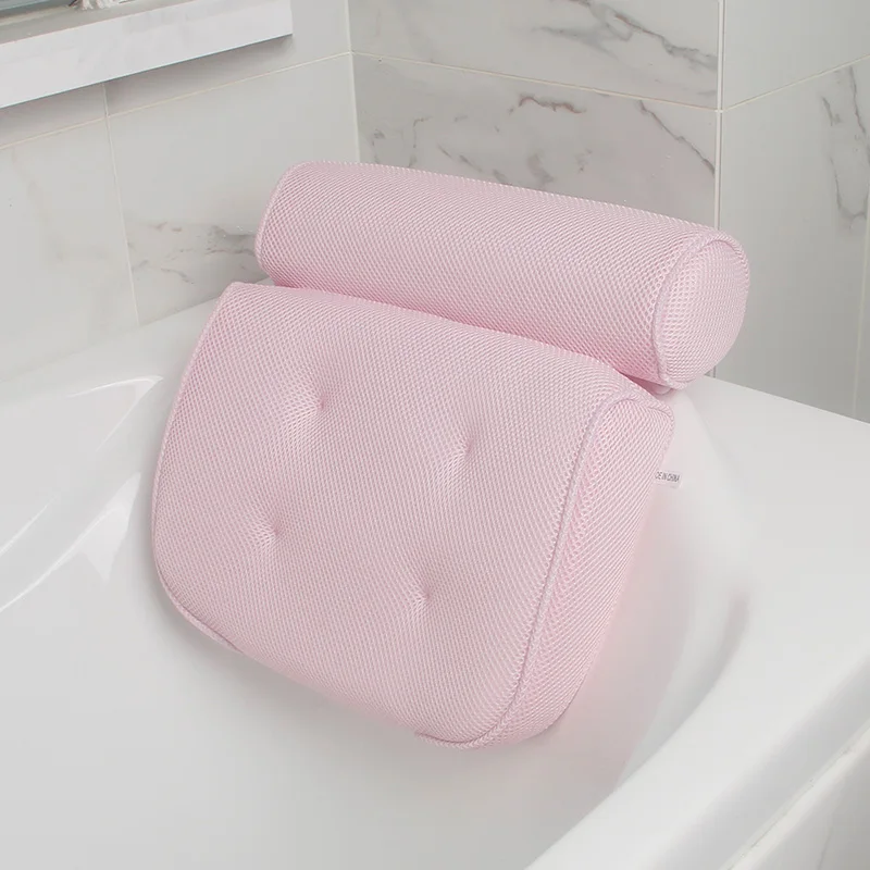 Воздухопроницаемая трехмерная сетка внешняя Подушка с присосками для шеи и