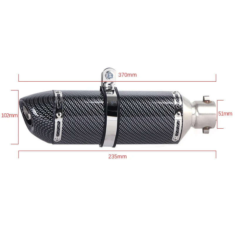 

Free Shipping Motorcycle Full System Exhaust Slip-On For kawasaki Z800 Z 800 Exhaust Muffler Escape Middle Mid Contact Pipe