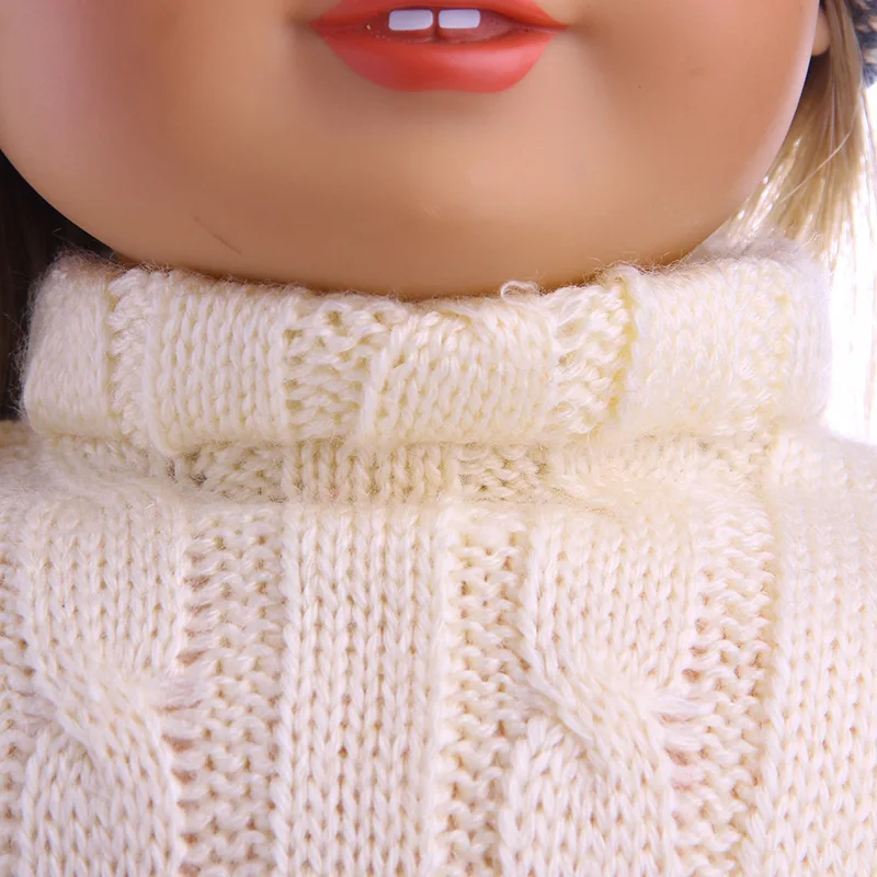 Модная одежда комплект из 2 предметов платье-свитер + вязаная шапка подходит для