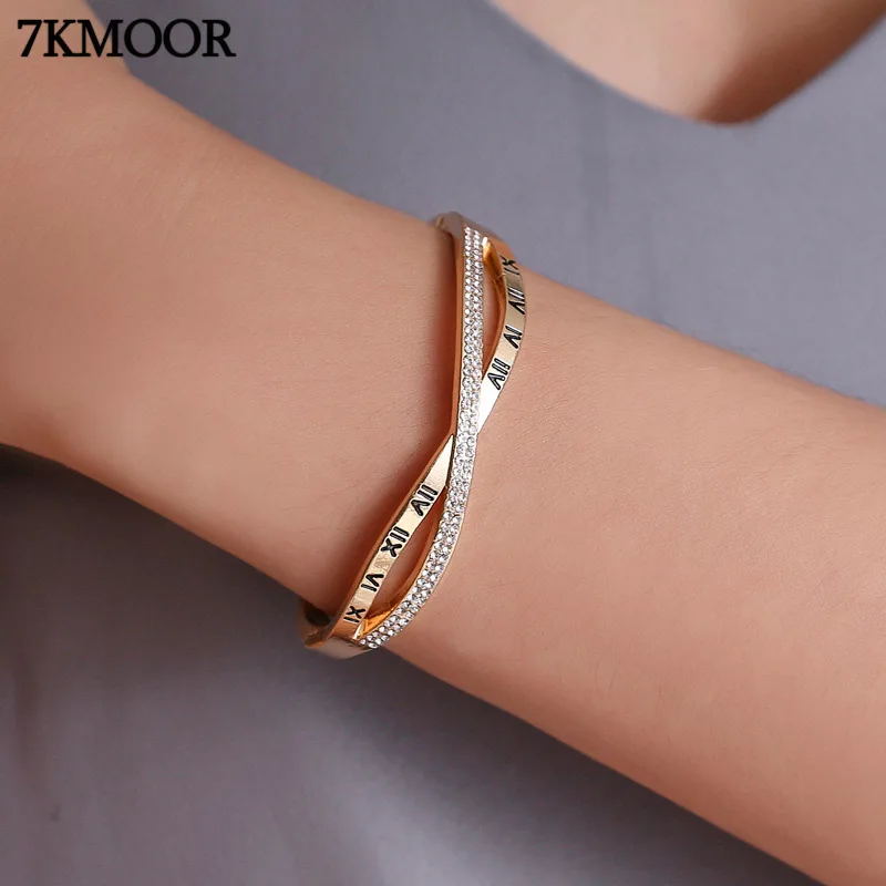 Вдохновляющие браслеты-манжеты для женщин браслеты из розового золота с