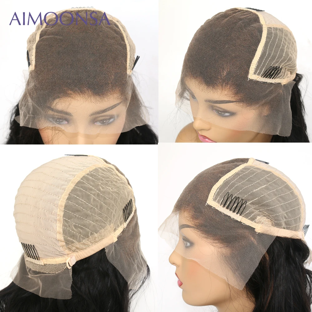 Прозрачный кружевной передний парик волос прямые волосы боб 13 × 6 фронта шнурка