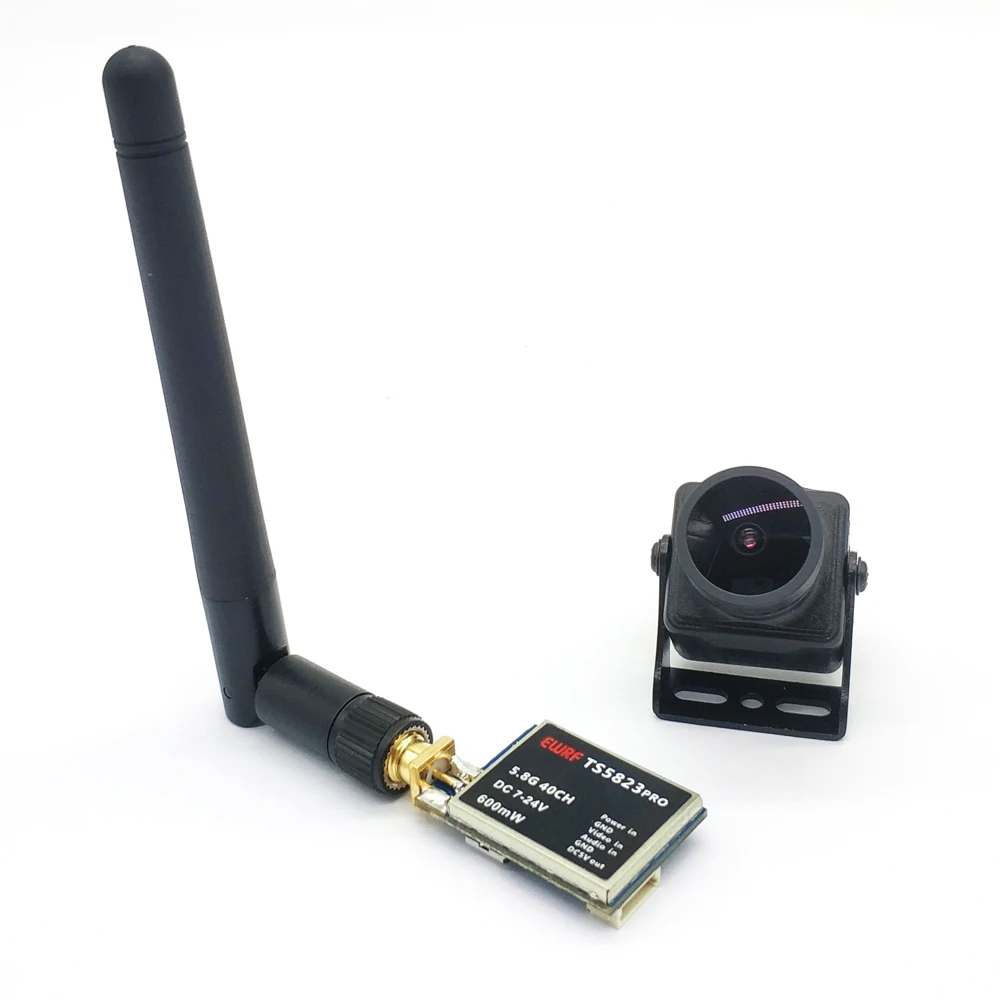 Новый TS5823Pro Fpv костюм 5 8G 40CH 600 мВт передатчик + FPV комбинированная система 1200TVL