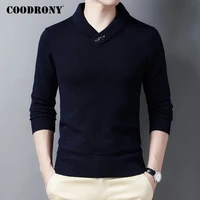 coodrony high quality soft warm autumn winter turtleneck sweater men streetwear fashion casual cotton pullover jumper tops c1228