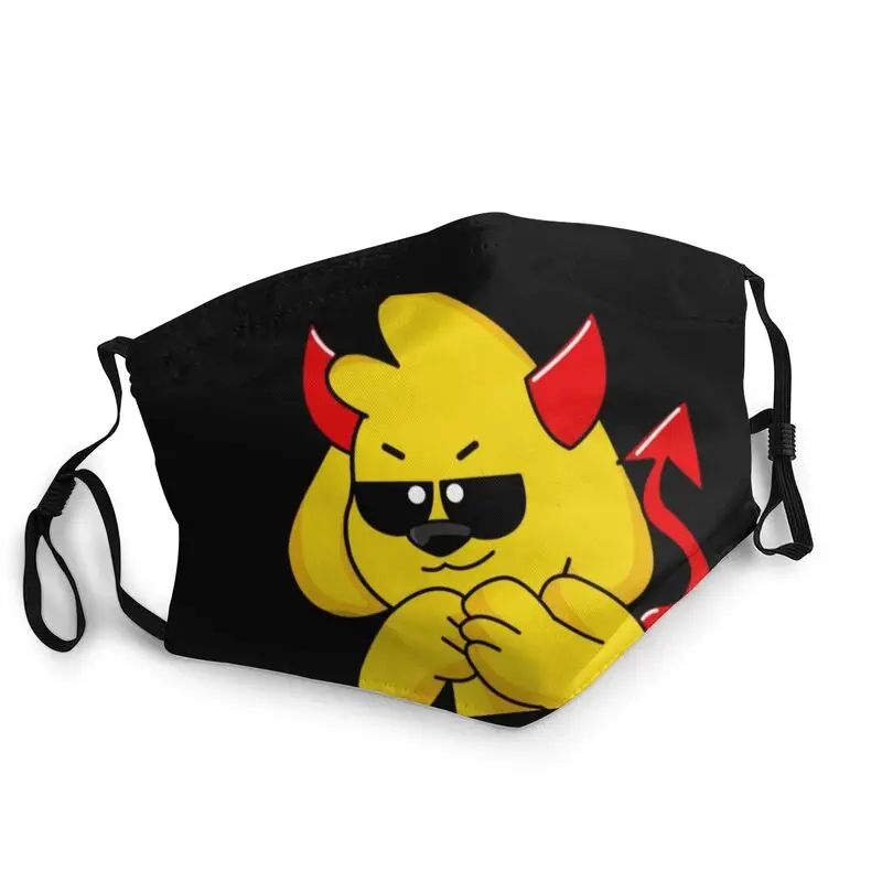 

Аниме мультфильм Mikecrack не одноразовая маска для лица для мужчин женщин мужчин смешная маска с мемом защита от смога маска-респиратор