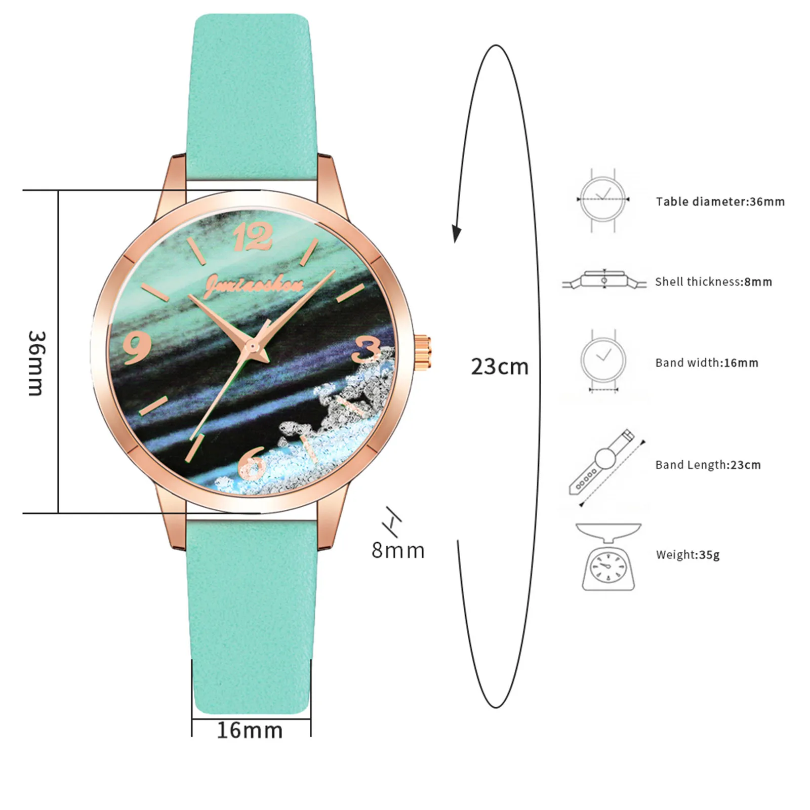 

Ladies Fashion Quartz Leather Watch Luxury Stainless Steel Dial Women Diamond Watches Wristwatch Relojes Mujer Bracelet Femme