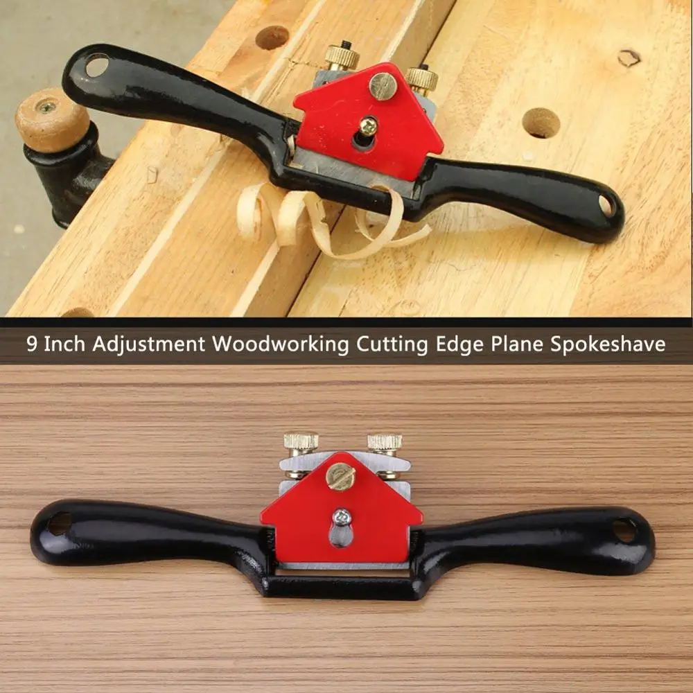 Adjustable Woodworking Hand Planer 9&quot/215mm Screw Shave Wood Cutting Edge For Carpenter Manual Tools | Инструменты
