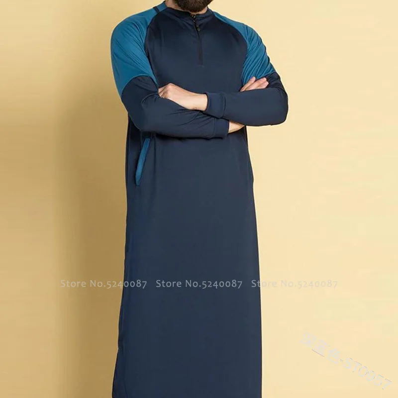 Арабская мусульманская одежда мужская длинная кафтан традиционная Дубая
