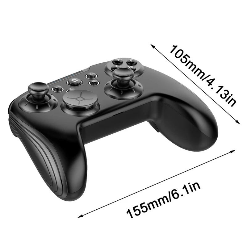 

Wireless Bluetooth Modular Game Controller Joystick 6-axis Gyroscope Asymmetric Dual Motor Gamepad for Switch/Lite