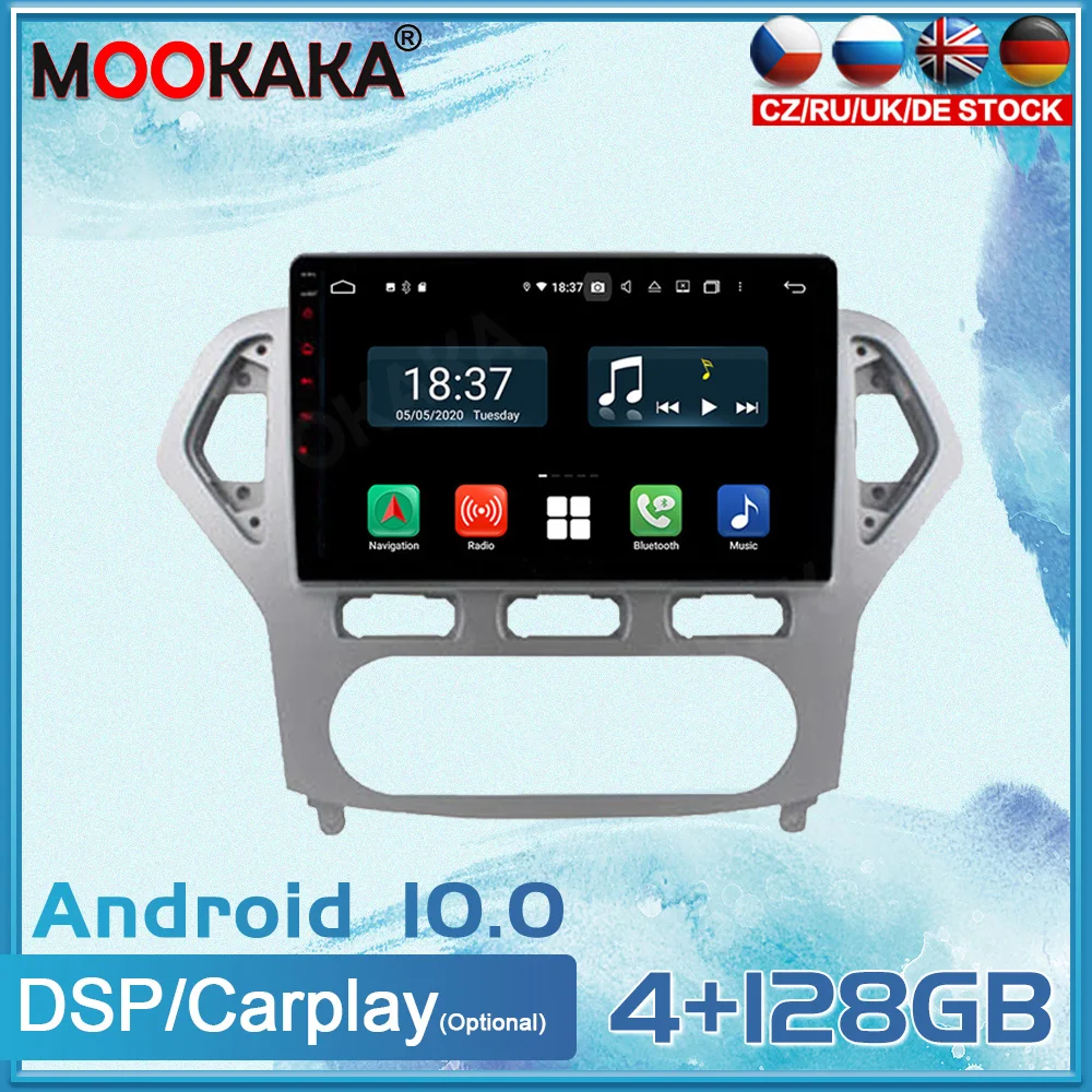 

Android 10.0 For Ford Focus MT 2004-2011 Car Radio GPS Navigation Multimedia Player Radio Tape Auto Stereo Headunit Carplay