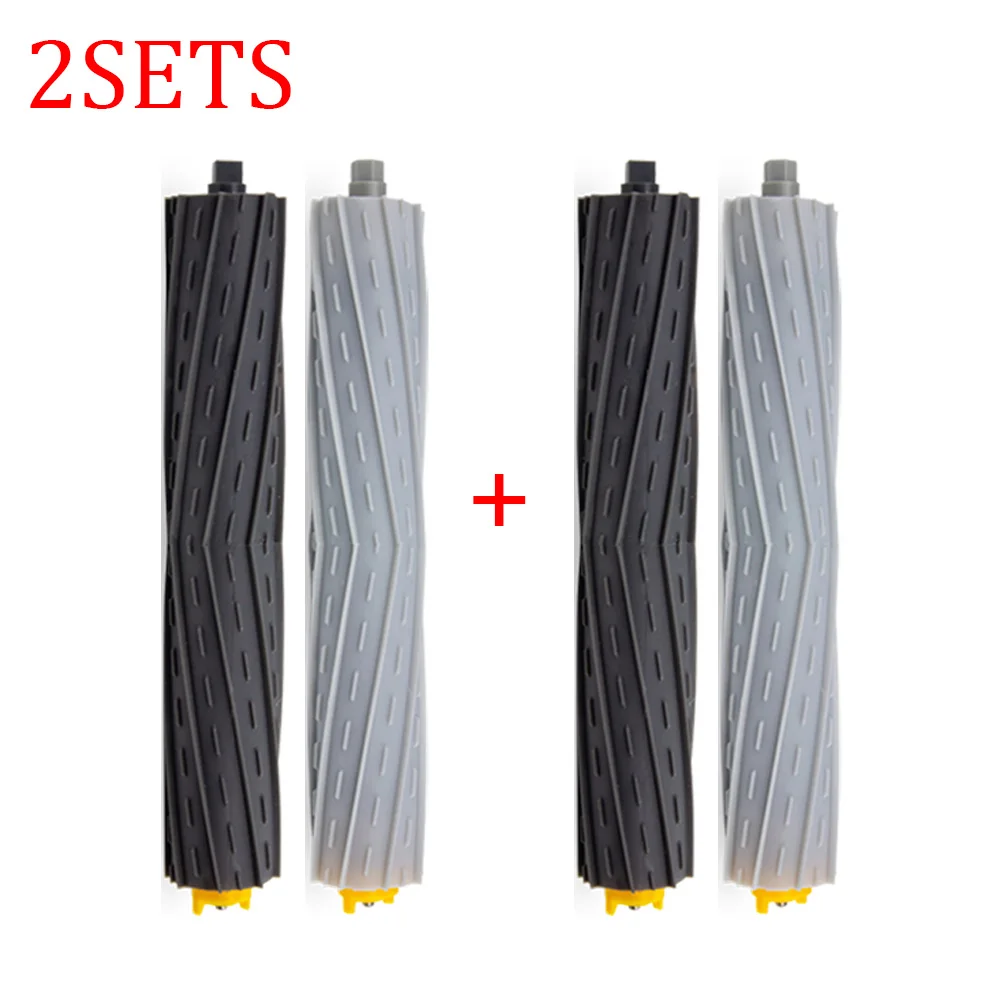 

2 Sets Tangle-Free Debris Extractor Roller Brushes for iRobot Roomba 800 900 Series 870 880 890 980 Robot Vacuum Cleaner Parts