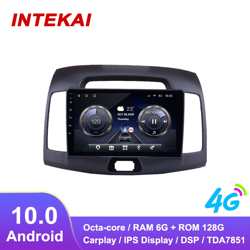 Автомагнитола 9 дюймов Android 10 0 GPS-навигация Авторадио мультимедийный плеер для