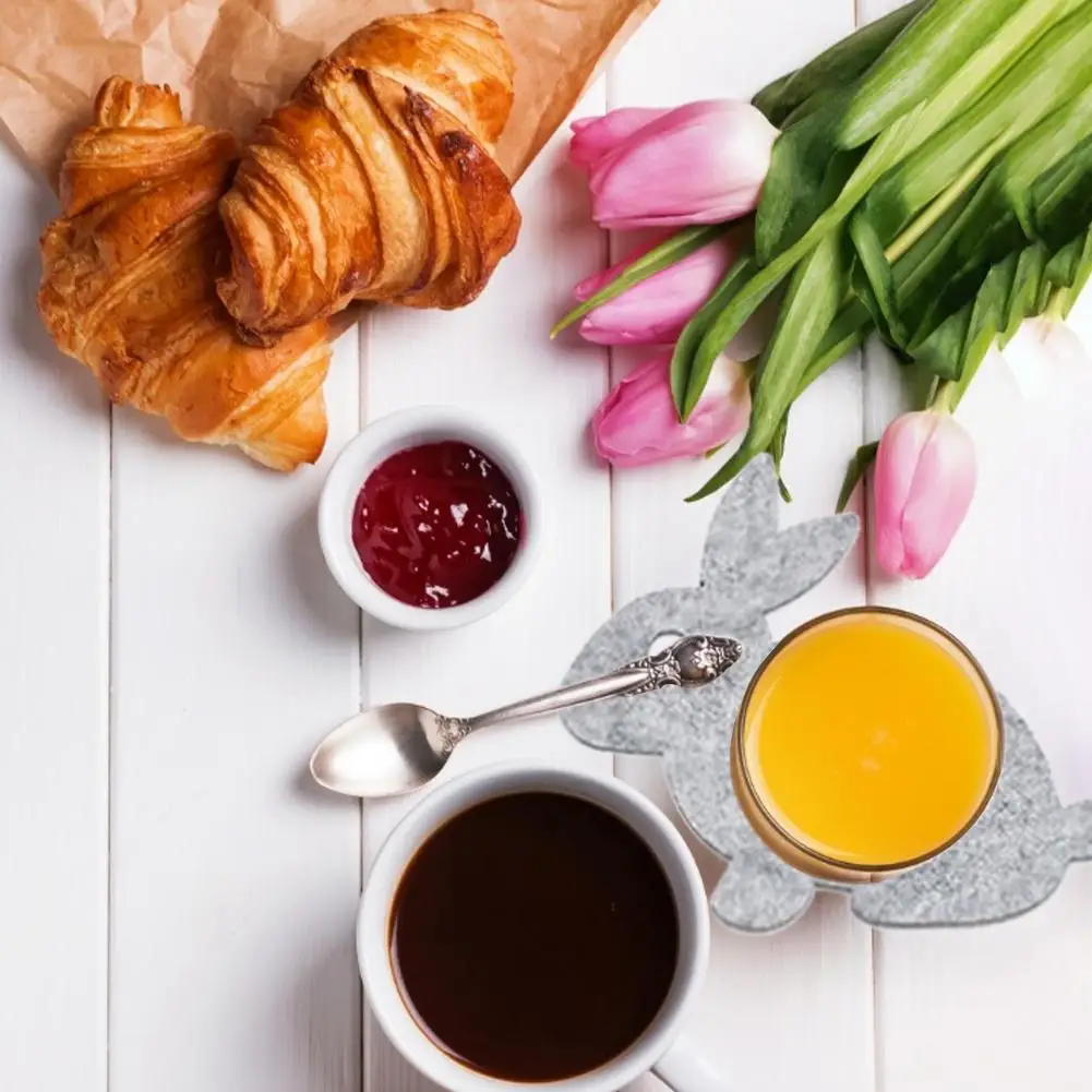 Пасхальный кролик столовых подставка обеденный коврик для дома Кухня