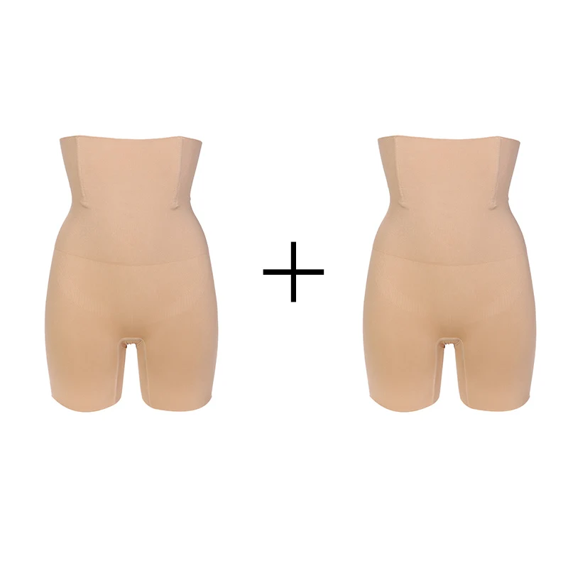 skin-skin High Waist Trainer Shaper Tummy Control Panties Hip Butt Lifter Body Shaper Slimming Underwear Modeling Strap shapewear - Цвет: skin-skin