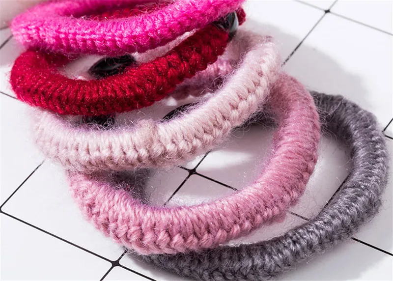 10 высокоэластичных резинок для волос Женская резинка зажим конского хвоста